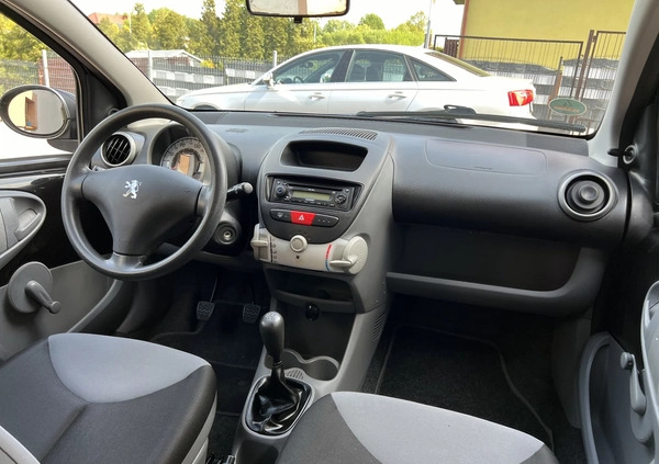 Peugeot 107 cena 11500 przebieg: 72000, rok produkcji 2007 z Rydułtowy małe 529